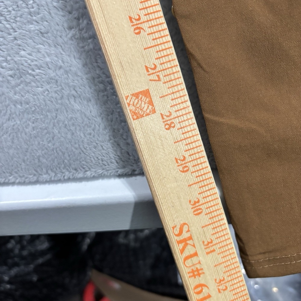 PRANA Stretch Zion Fit Pant II Men 42x32 Sepia Brown Roll Cuff Outdoor Hiking - Picture 6 of 9